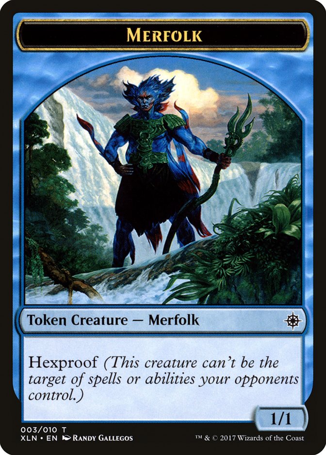Merfolk Token (3) [Ixalan Tokens] | Odin's Place