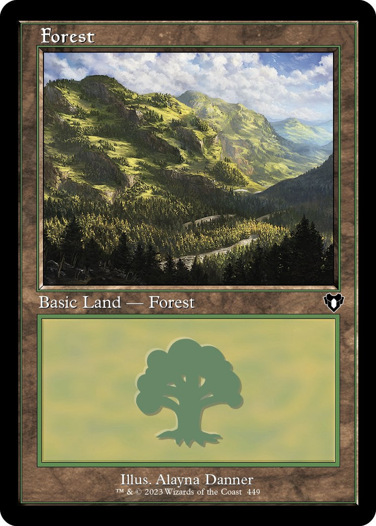 Forest (449) (Retro) [Commander Masters] | Odin's Place