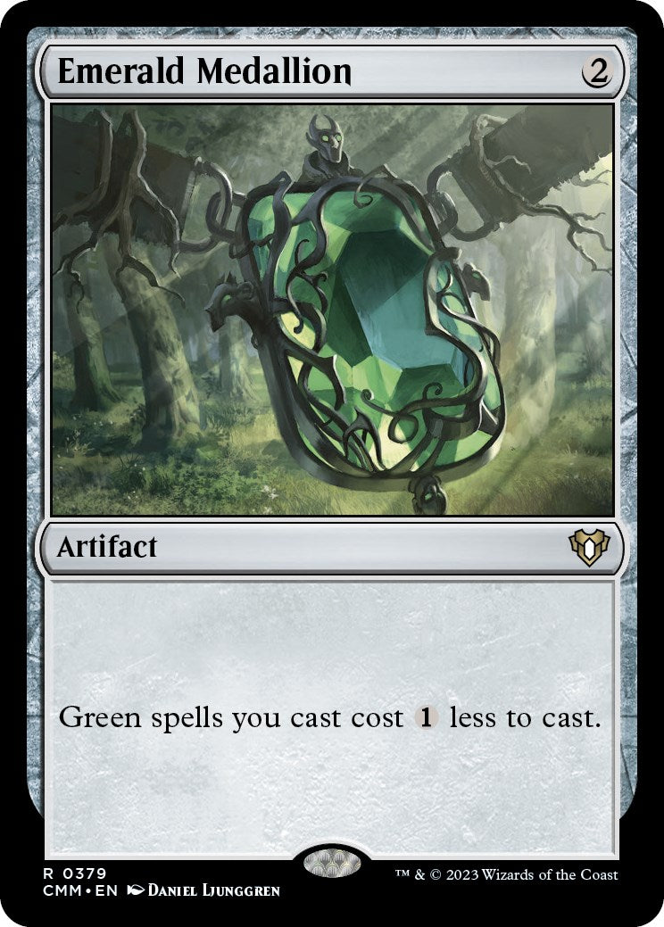 Emerald Medallion [Commander Masters] | Odin's Place
