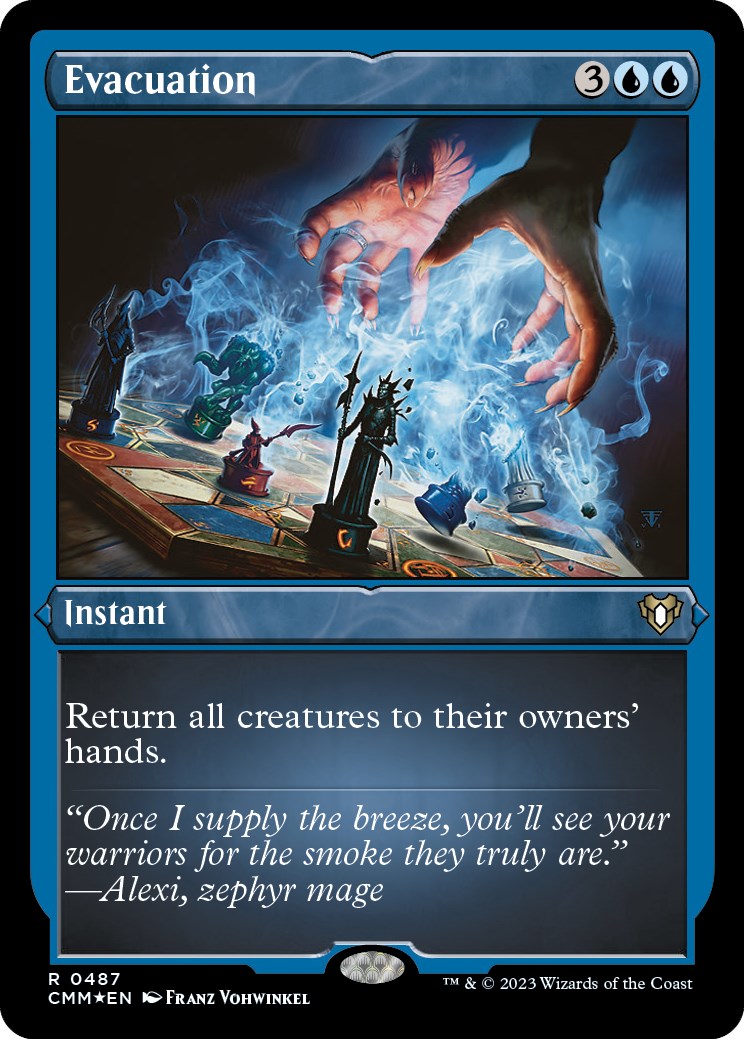 Evacuation (Foil Etched) [Commander Masters] | Odin's Place