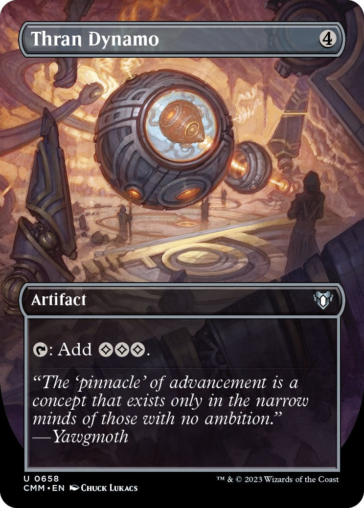 Thran Dynamo (Borderless Alternate Art) [Commander Masters] | Odin's Place