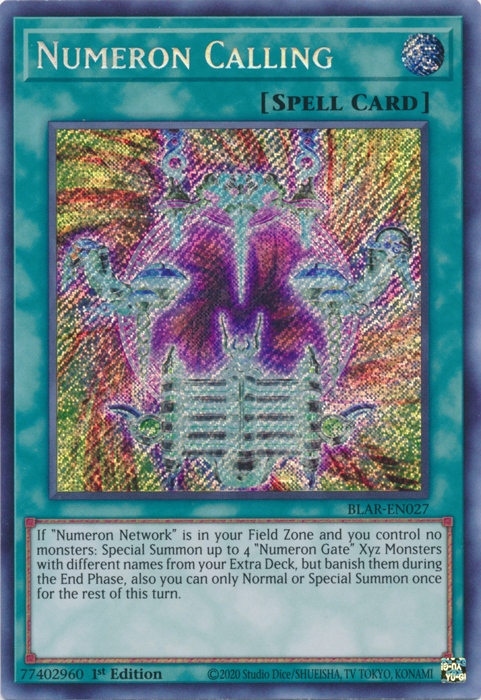 Numeron Calling [BLAR-EN027] Secret Rare | Odin's Place