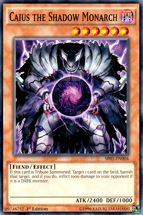 Caius the Shadow Monarch [SR01-EN004] Common | Odin's Place