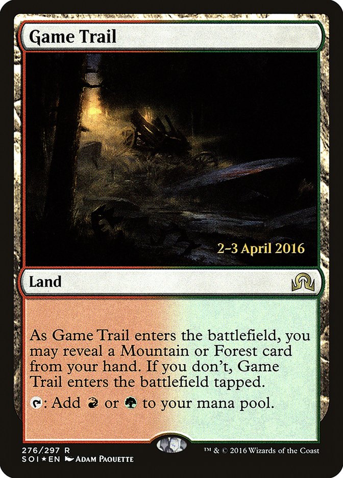 Game Trail (276) [Shadows over Innistrad Prerelease Promos] | Odin's Place