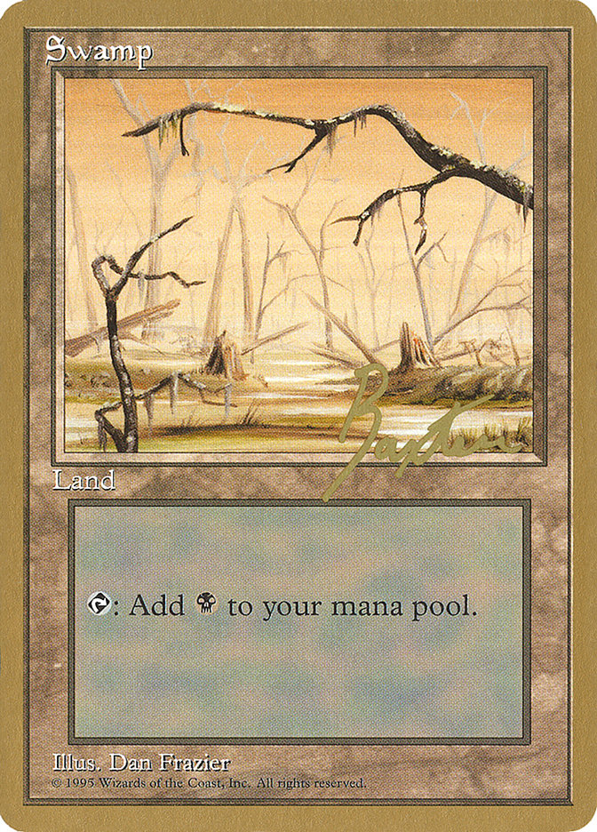 Swamp (gb370) (George Baxter) [Pro Tour Collector Set] | Odin's Place