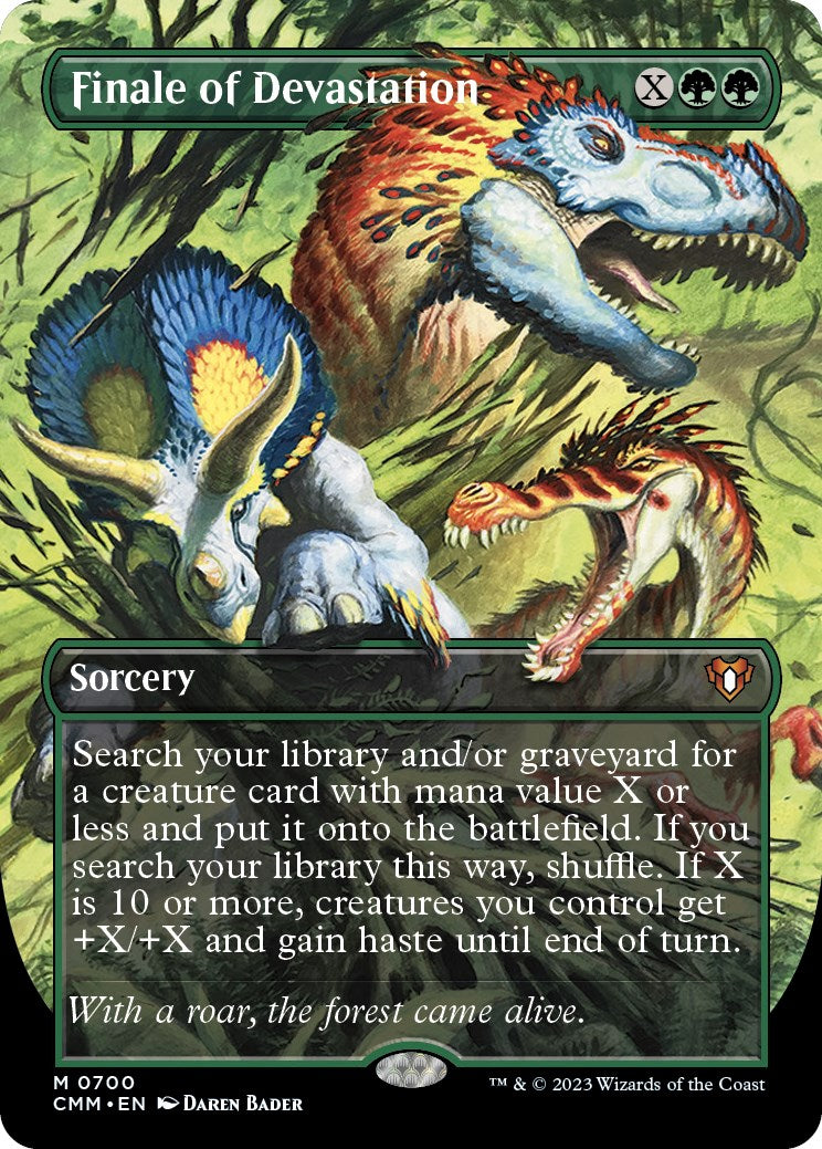 Finale of Devastation (Borderless Alternate Art) [Commander Masters] | Odin's Place