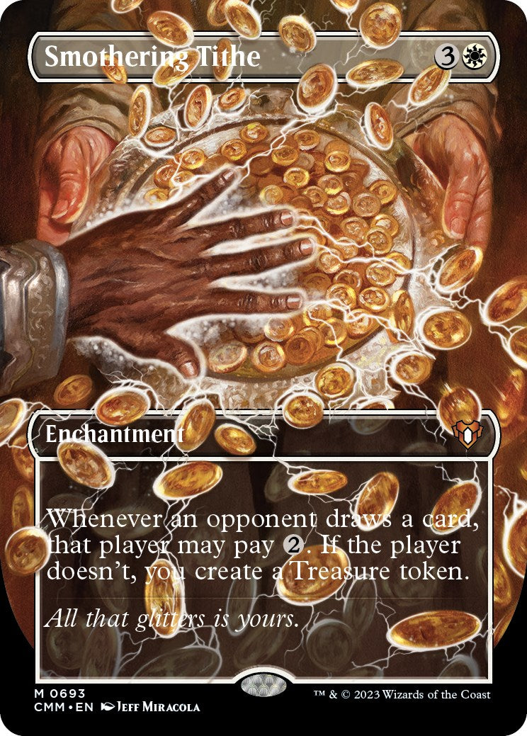 Smothering Tithe (Borderless Alternate Art) [Commander Masters] | Odin's Place