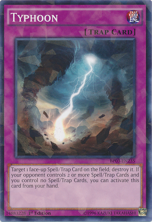 Typhoon [BP03-EN235] Shatterfoil Rare | Odin's Place