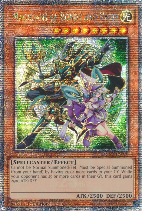 Magicians of Bonds and Unity [DUNE-EN000] Quarter Century Secret Rare | Odin's Place