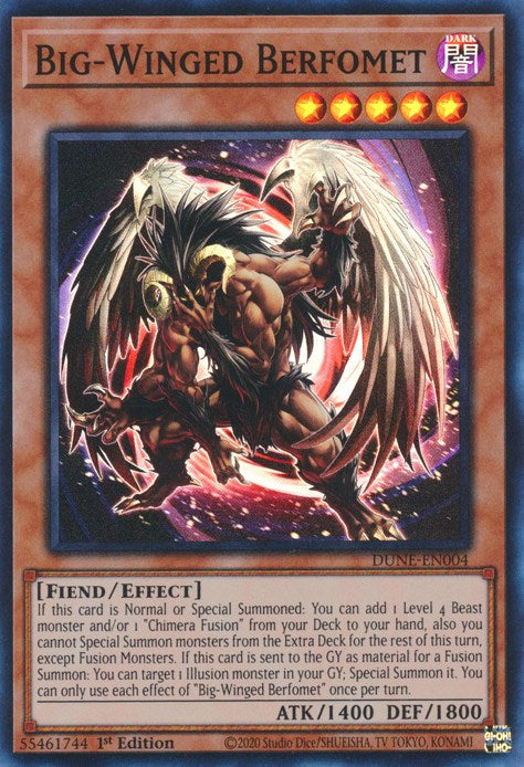 Big-Winged Berfomet [DUNE-EN004] Super Rare | Odin's Place