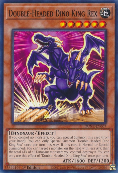 Double-Headed Dino King Rex [DUNE-EN007] Common | Odin's Place