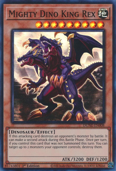 Mighty Dino King Rex [DUNE-EN008] Super Rare | Odin's Place