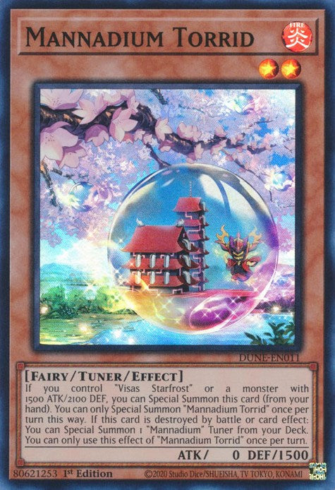 Mannadium Torrid [DUNE-EN011] Super Rare | Odin's Place
