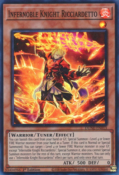 Infernoble Knight Ricciardetto [DUNE-EN013] Super Rare | Odin's Place