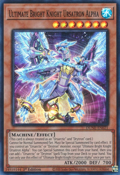 Ultimate Bright Knight Ursatron Alpha [DUNE-EN021] Super Rare | Odin's Place