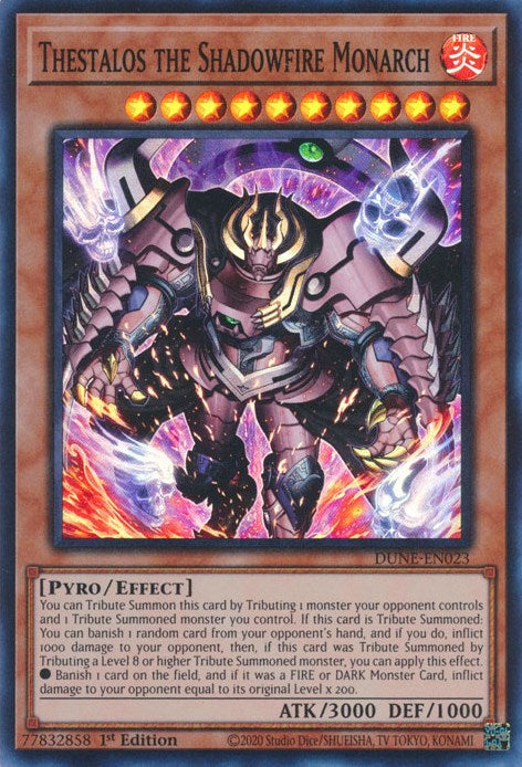 Thestalos the Shadowfire Monarch [DUNE-EN023] Super Rare | Odin's Place