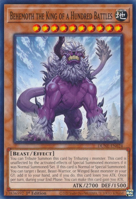 Behemoth the King of a Hundred Battles [DUNE-EN024] Common | Odin's Place