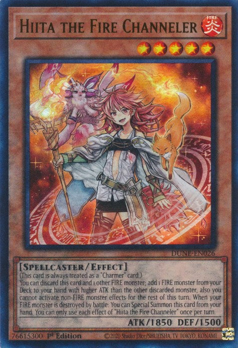Hiita the Fire Channeler [DUNE-EN026] Ultra Rare | Odin's Place