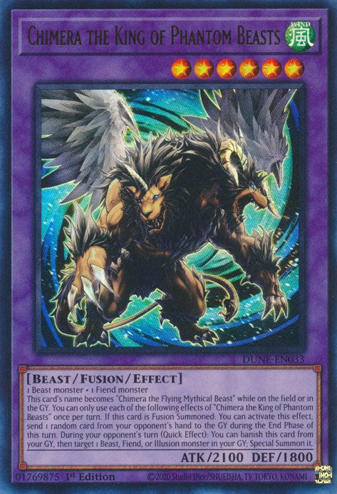 Chimera the King of Phantom Beasts [DUNE-EN033] Ultra Rare | Odin's Place