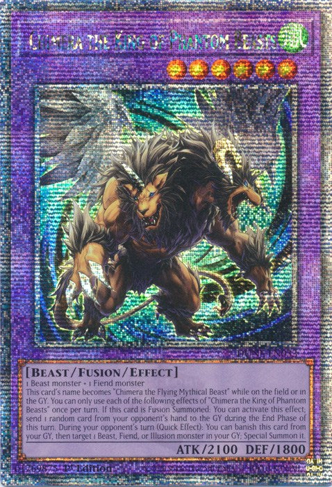 Chimera the King of Phantom Beasts [DUNE-EN033] Quarter Century Secret Rare | Odin's Place