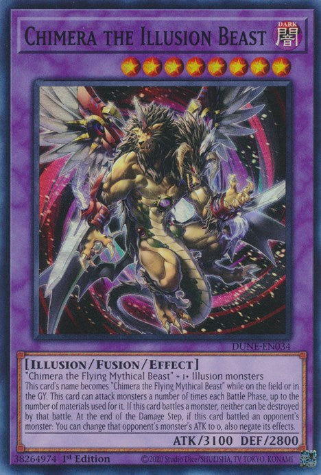 Chimera the Illusion Beast [DUNE-EN034] Super Rare | Odin's Place