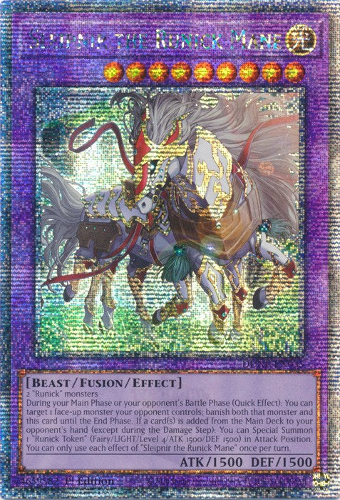 Sleipnir the Runick Mane [DUNE-EN035] Quarter Century Secret Rare | Odin's Place