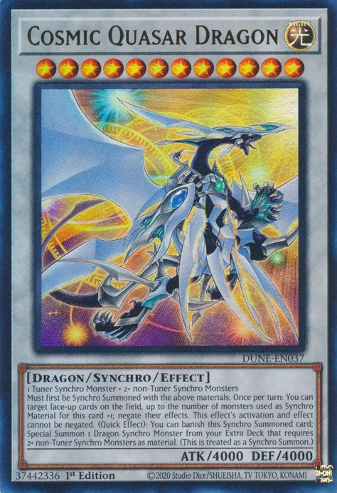 Cosmic Quasar Dragon [DUNE-EN037] Ultra Rare | Odin's Place