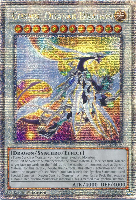 Cosmic Quasar Dragon [DUNE-EN037] Quarter Century Secret Rare | Odin's Place