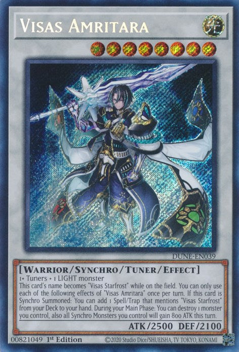 Visas Amritara [DUNE-EN039] Secret Rare | Odin's Place