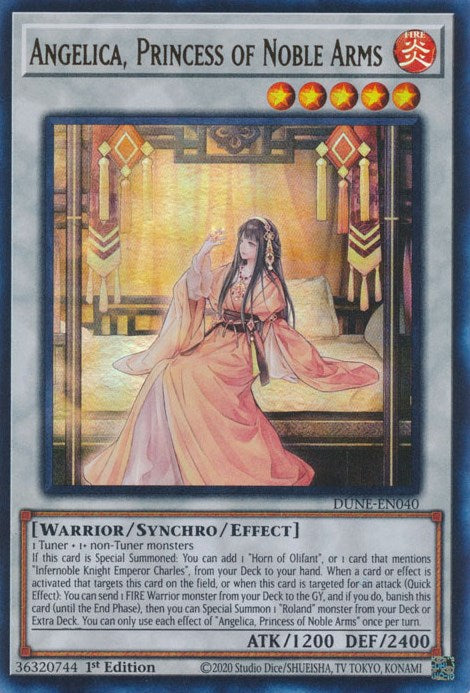 Angelica, Princess of Noble Arms [DUNE-EN040] Ultra Rare | Odin's Place