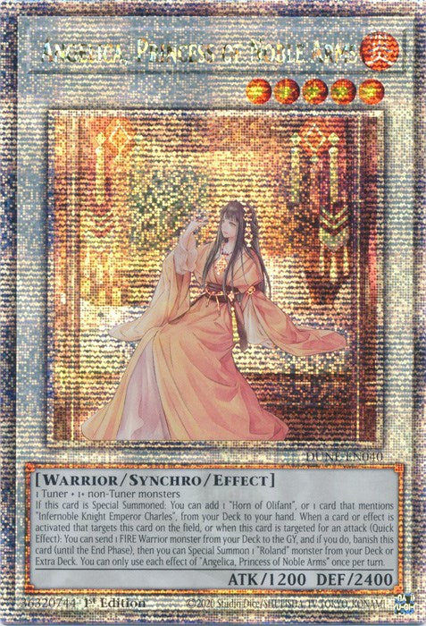 Angelica, Princess of Noble Arms [DUNE-EN040] Quarter Century Secret Rare | Odin's Place