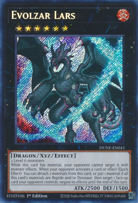 Evolzar Lars [DUNE-EN043] Secret Rare | Odin's Place