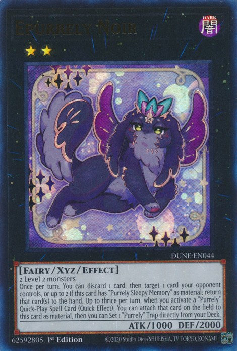 Epurrely Noir [DUNE-EN044] Ultra Rare | Odin's Place