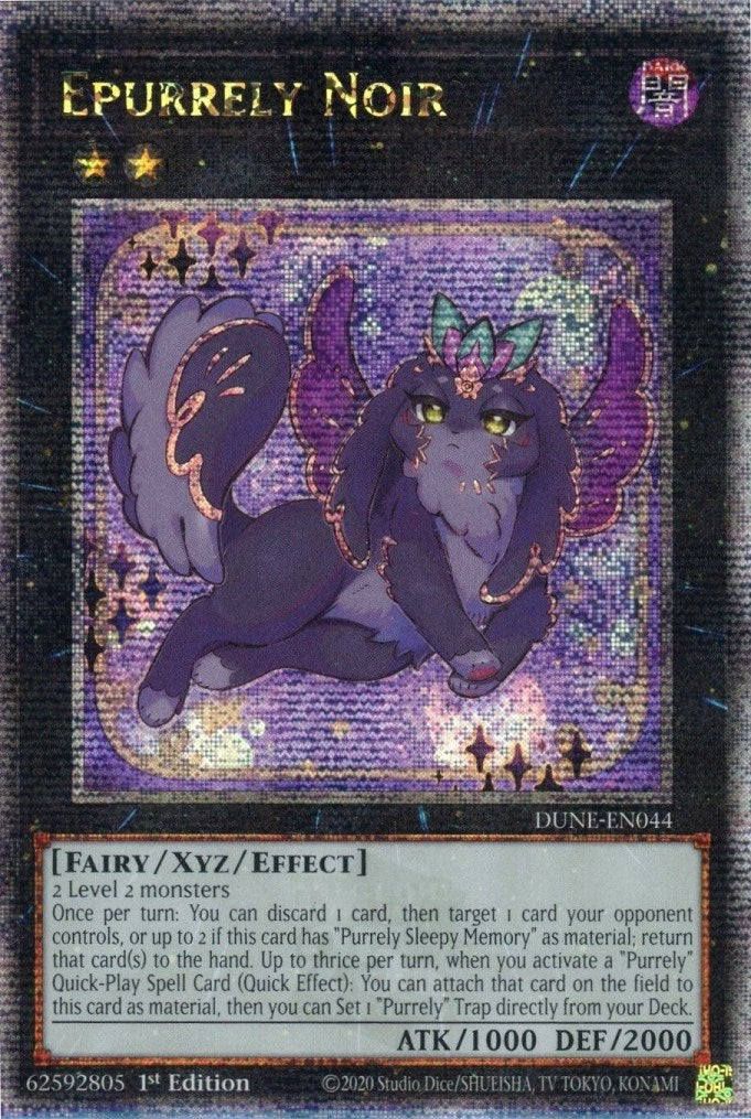 Epurrely Noir [DUNE-EN044] Quarter Century Secret Rare | Odin's Place