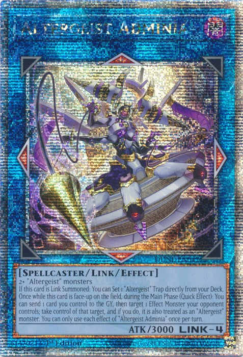 Altergeist Adminia [DUNE-EN047] Quarter Century Secret Rare | Odin's Place