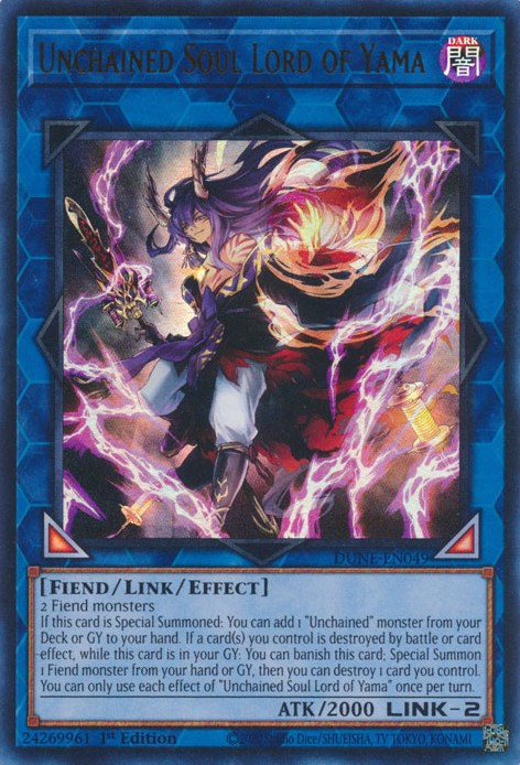 Unchained Soul Lord of Yama [DUNE-EN049] Ultra Rare | Odin's Place