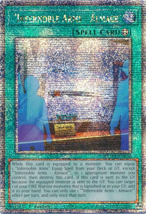 "Infernoble Arms - Almace" [DUNE-EN056] Quarter Century Secret Rare | Odin's Place