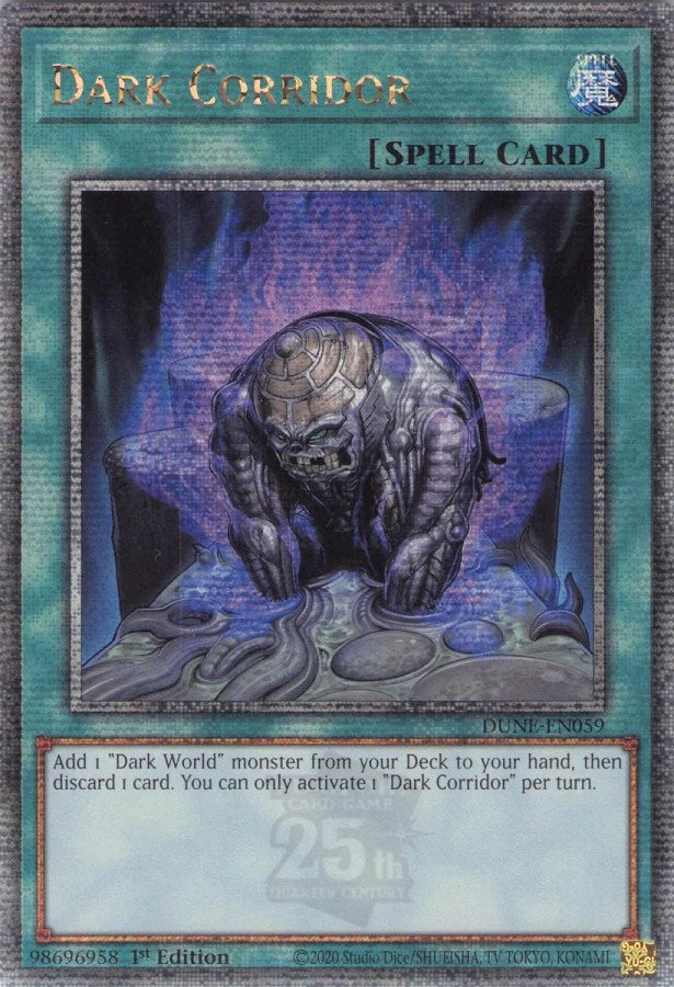 Dark Corridor [DUNE-EN059] Quarter Century Secret Rare | Odin's Place
