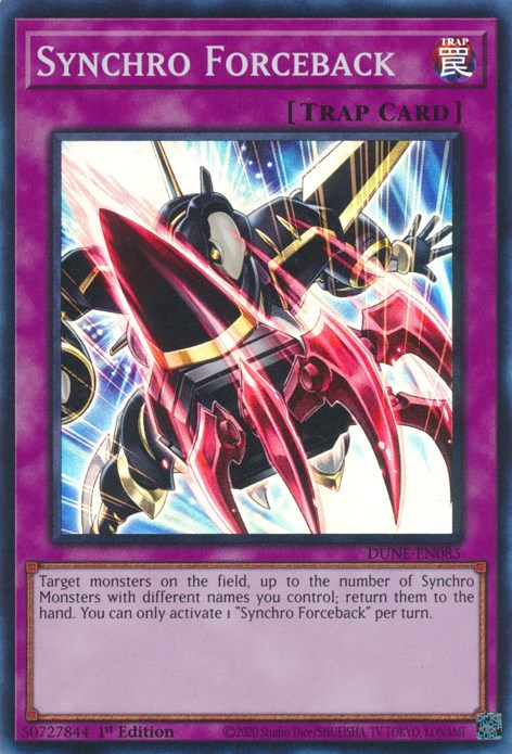 Synchro Forceback [DUNE-EN085] Super Rare | Odin's Place