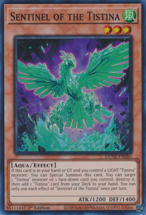 Sentinel of the Tistina [DUNE-EN086] Super Rare | Odin's Place