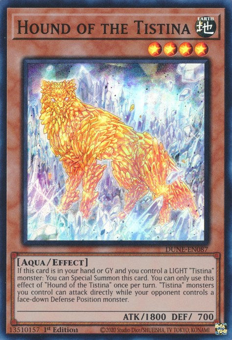 Hound of the Tistina [DUNE-EN087] Super Rare | Odin's Place