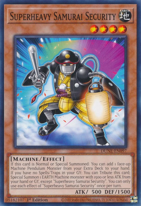 Superheavy Samurai Security [DUNE-EN097] Common | Odin's Place