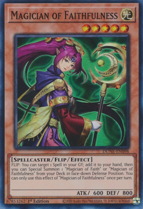 Magician of Faithfulness [DUNE-EN098] Super Rare | Odin's Place