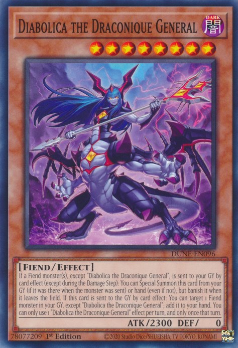 Diabolica the Draconique General [DUNE-EN096] Common | Odin's Place