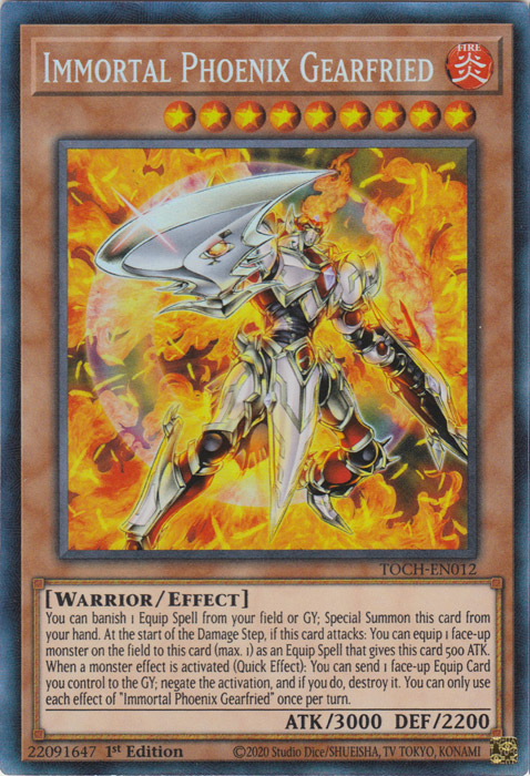 Immortal Phoenix Gearfried [TOCH-EN012] Collector's Rare | Odin's Place