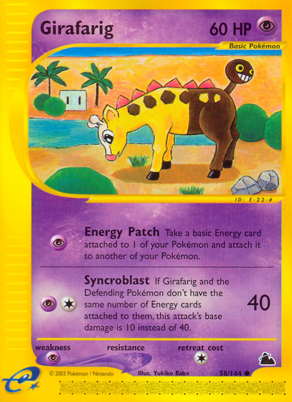 Girafarig (58/144) [Skyridge] | Odin's Place
