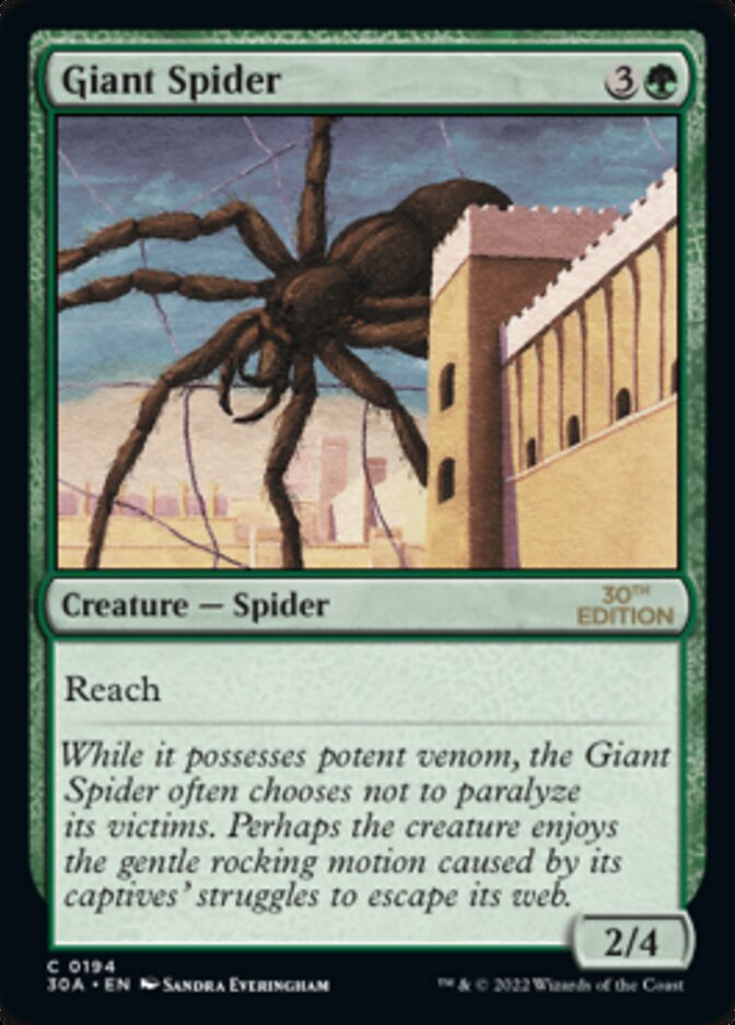Giant Spider [30th Anniversary Edition] | Odin's Place