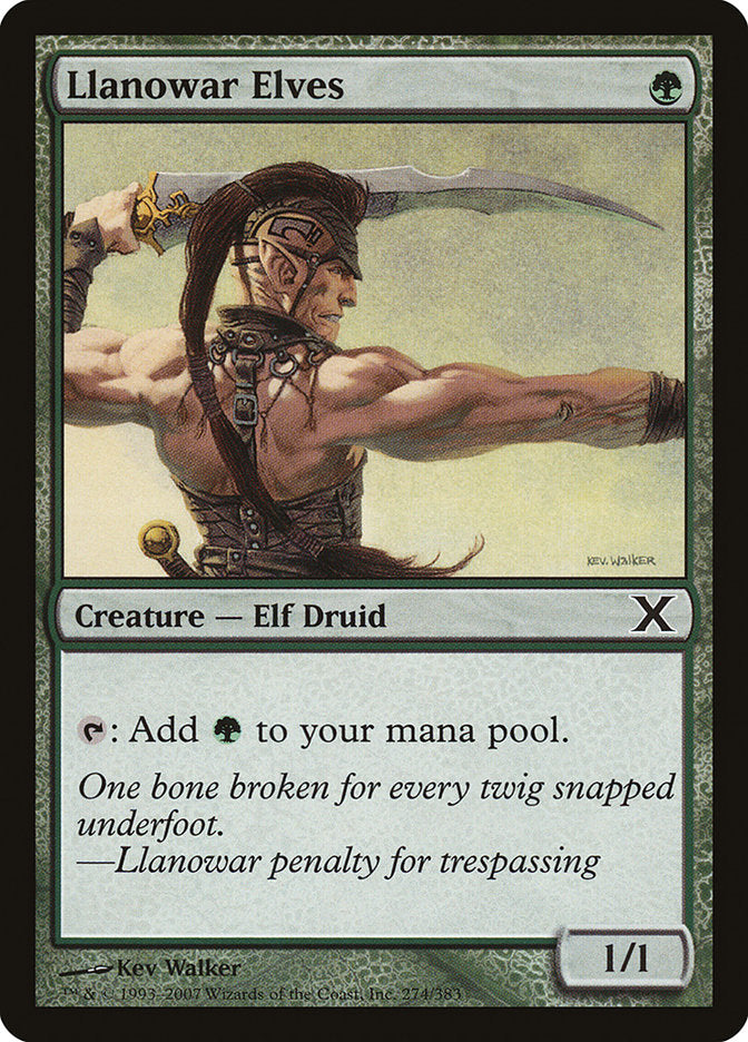 Llanowar Elves (274) [Tenth Edition] | Odin's Place