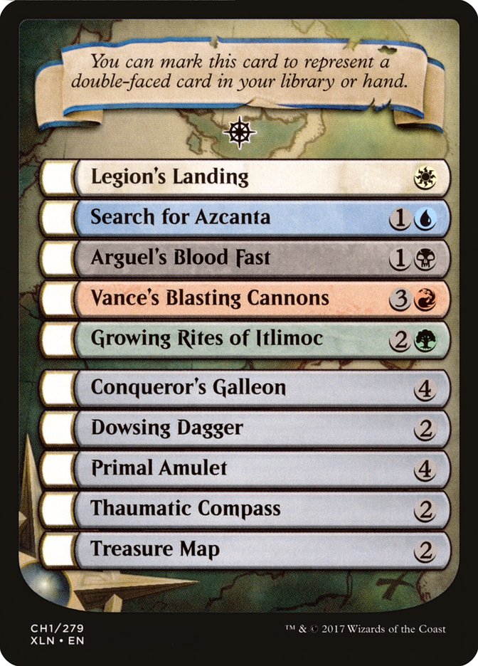 Ixalan Checklist [Ixalan Tokens] | Odin's Place