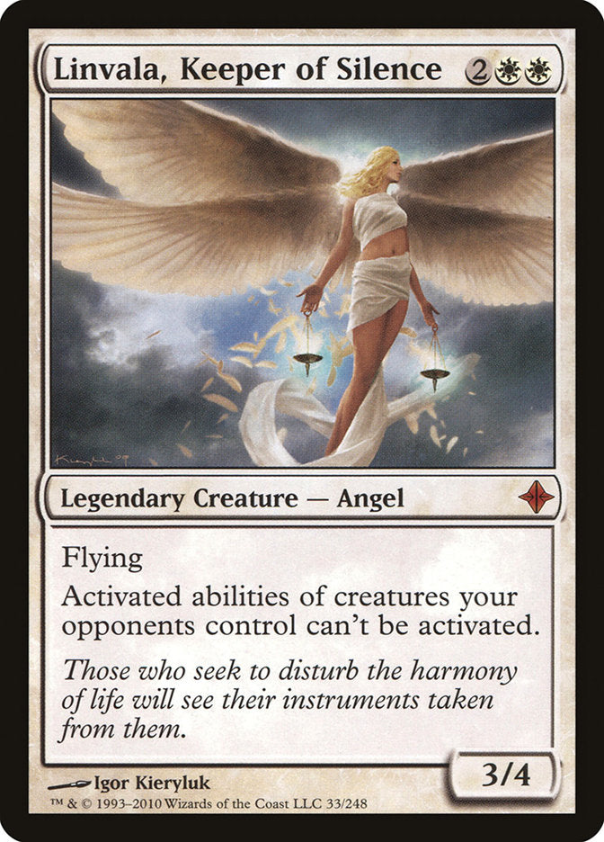 Linvala, Keeper of Silence (33) [Rise of the Eldrazi] | Odin's Place